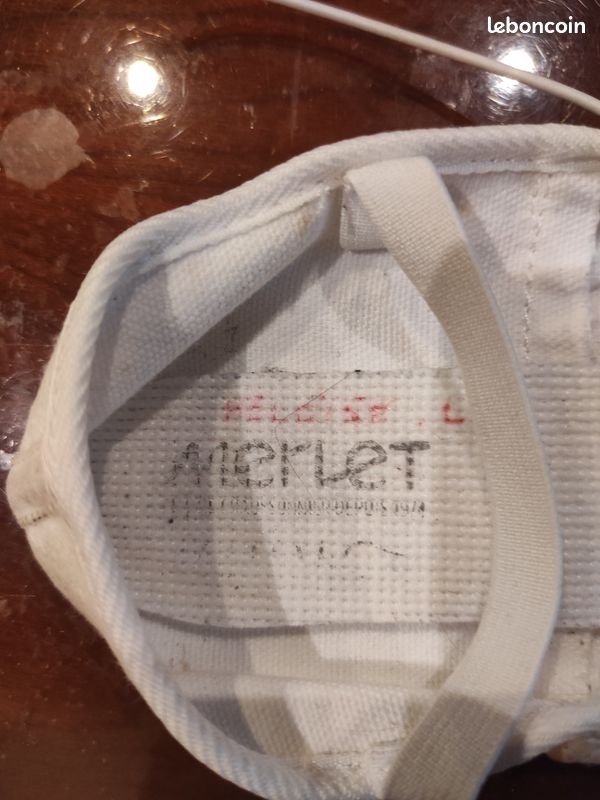 Chaussons de danse taille 32 blanc marque Merlet (image 3)