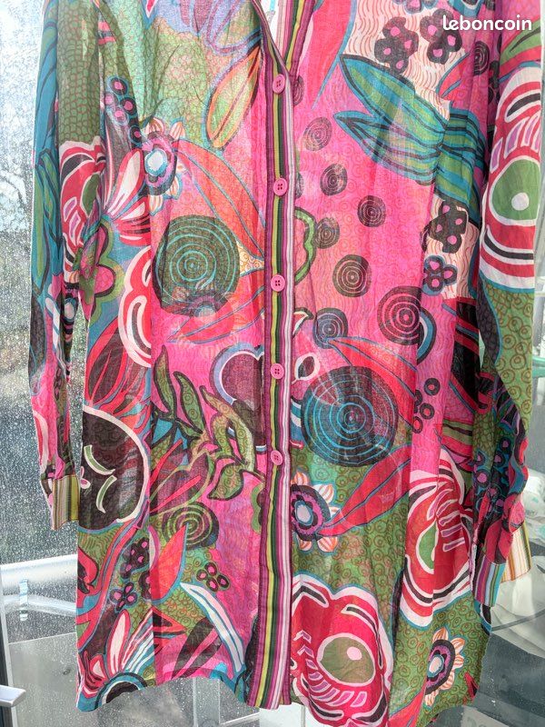 Robe chemisier ou sur chemise Paul Brial taille 38 (image 3)