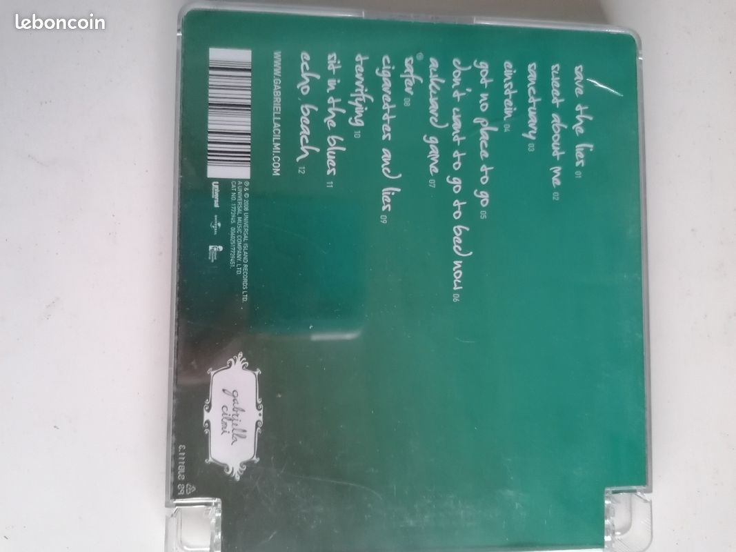 CD GABRIELLA CILMI "lessons to be learned" (image 2)