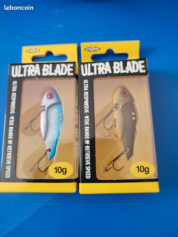 Peche lot 2 lames ultra blade 10g storm (image 1)