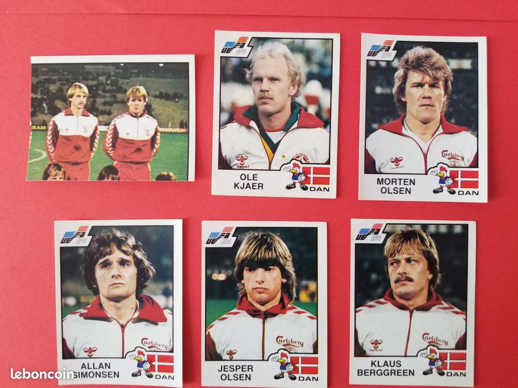 Insigne Panini Euro 84 N°36 – France – Autocollant Non Collé En Excellent état