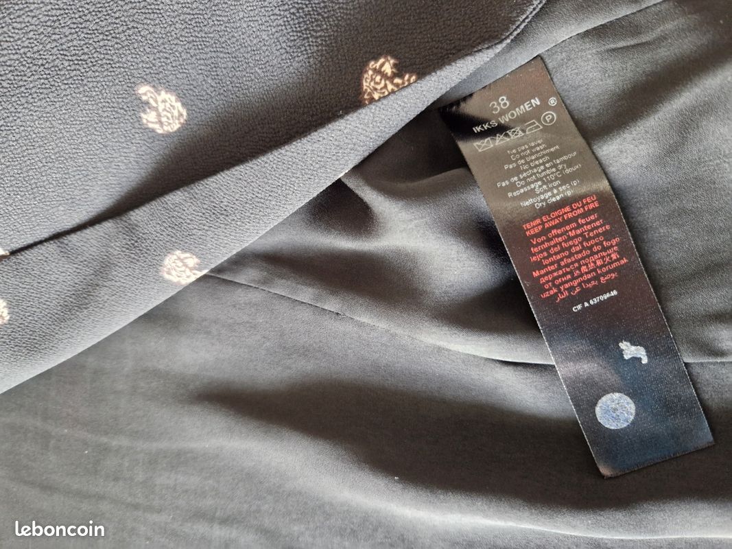 Veste ikks noir avec tête léopard 🐆 (image 4)