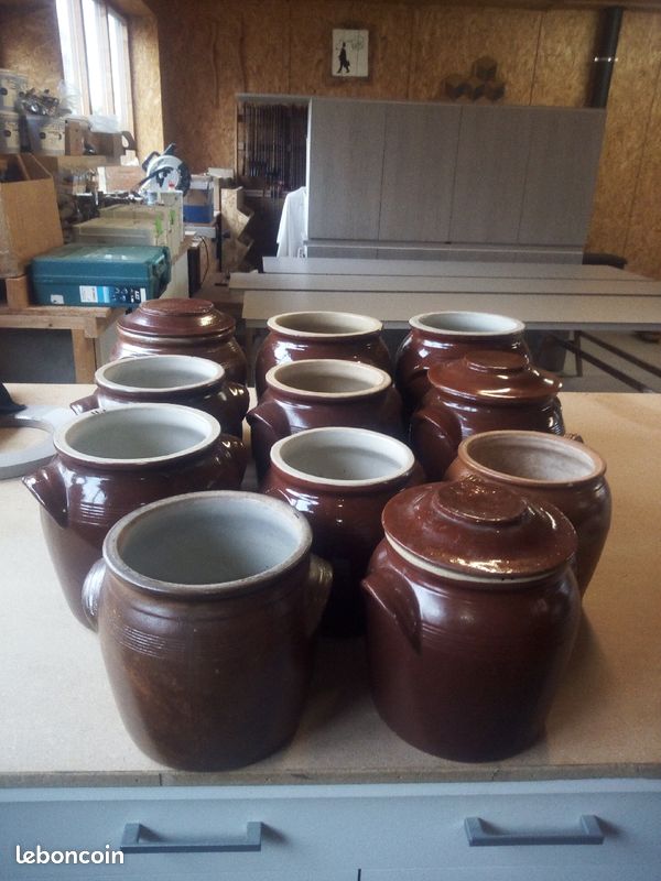 Anciens pots à graisse - saloir (image 2)