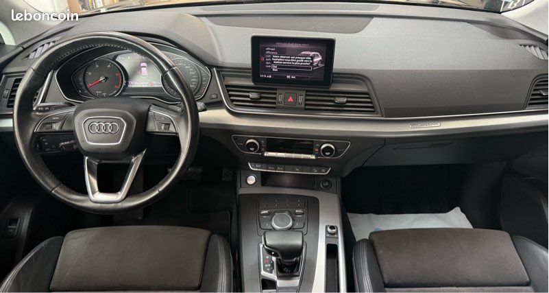 1°Main Garantie 12 mois Audi Q5 II 2.0 TDI 163 ch Design quattro S tronic 7 / Écran multimédia / GPS / Keyless / Hayon électrique / Radar avant et arrière / Xénon / CarPlay* Full suivi Audi Origine🇫🇷 (image 4)