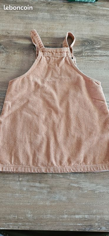 Robe salopette côtelée 4 ans (image 6)