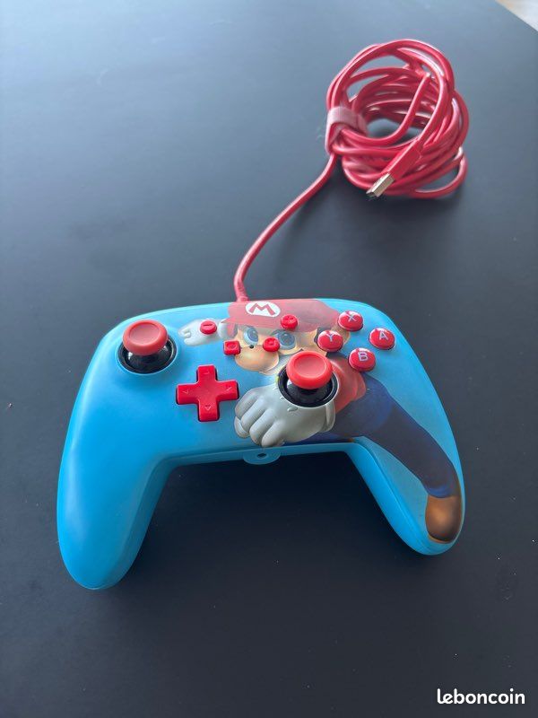 Manette pro Mario switch filaire Power À (image 4)