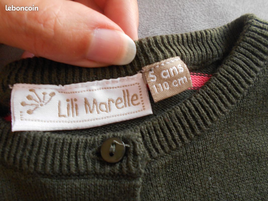 Gilet fille 5 ans Betty38 (image 3)