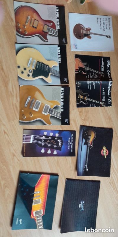 Lot de catalogues Collectors GIBSON rares en TBE (image 1)