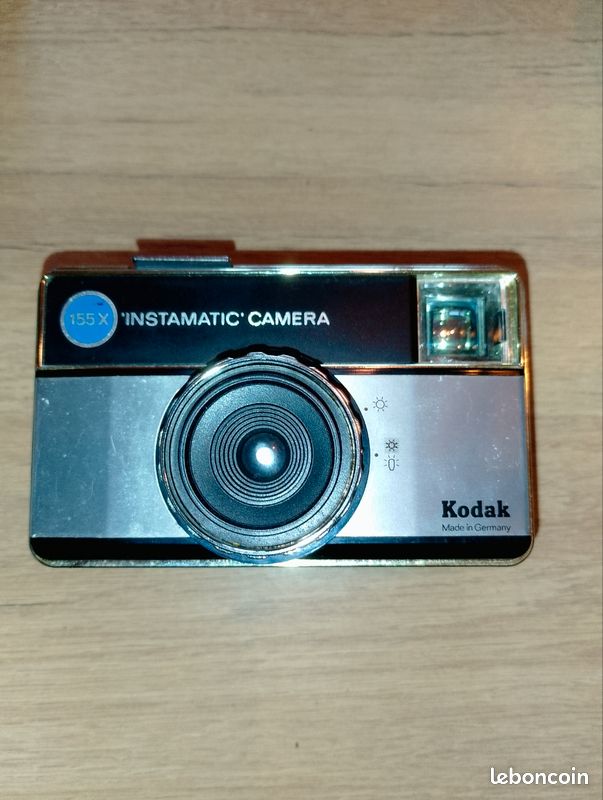 Appareil Photo Argentique Vintage Kodak Instamatic 155X - Format 35mm - Années 1970 - Occasion Fonctionnel