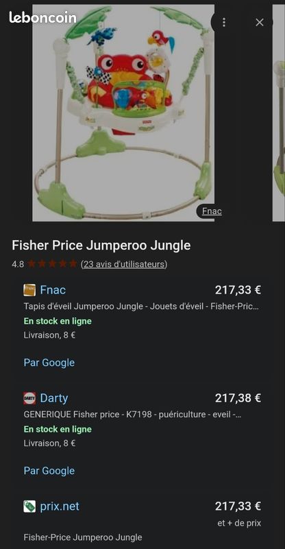 Fisher price Jumperoo Jungle (image 1)