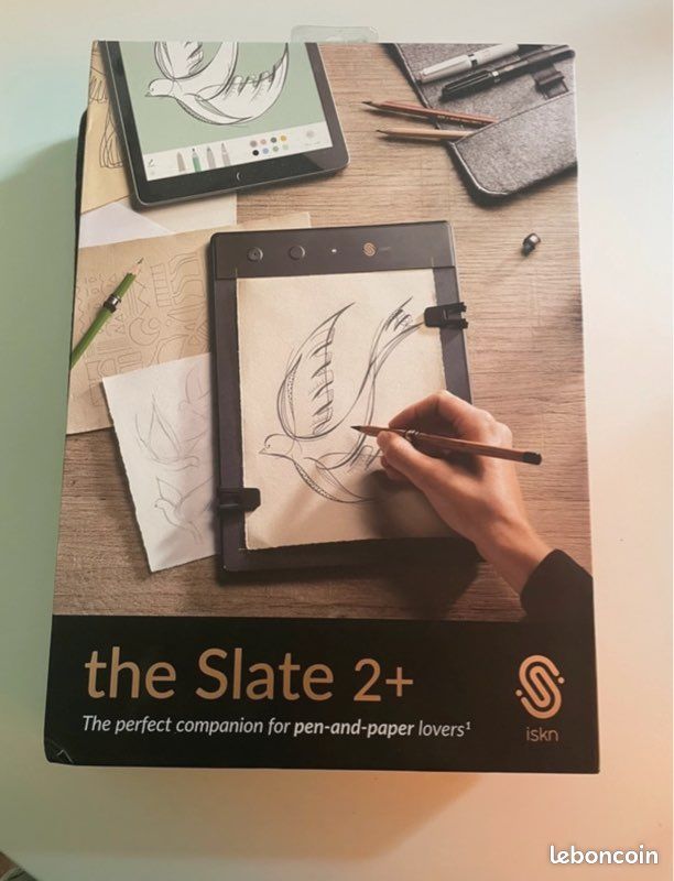iskn The Slate 2+ Tablette graphique Papier Crayons