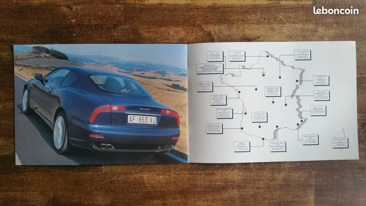 Plaquette commerciale maserati 2000 (image 3)