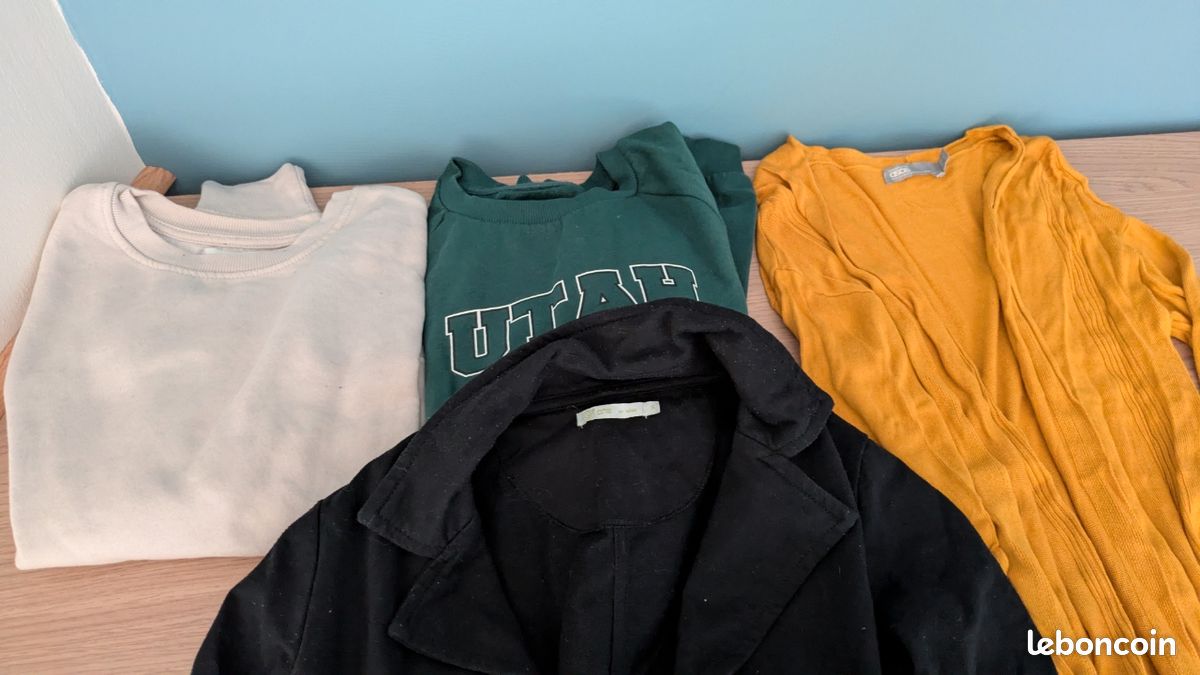 Lot vêtements taille S/36 (idéal friperie/brocante) (image 5)