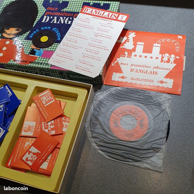 Ordimini – Jeu éducatif électronique – Nathan – 1984 – En Anglais – Occasion