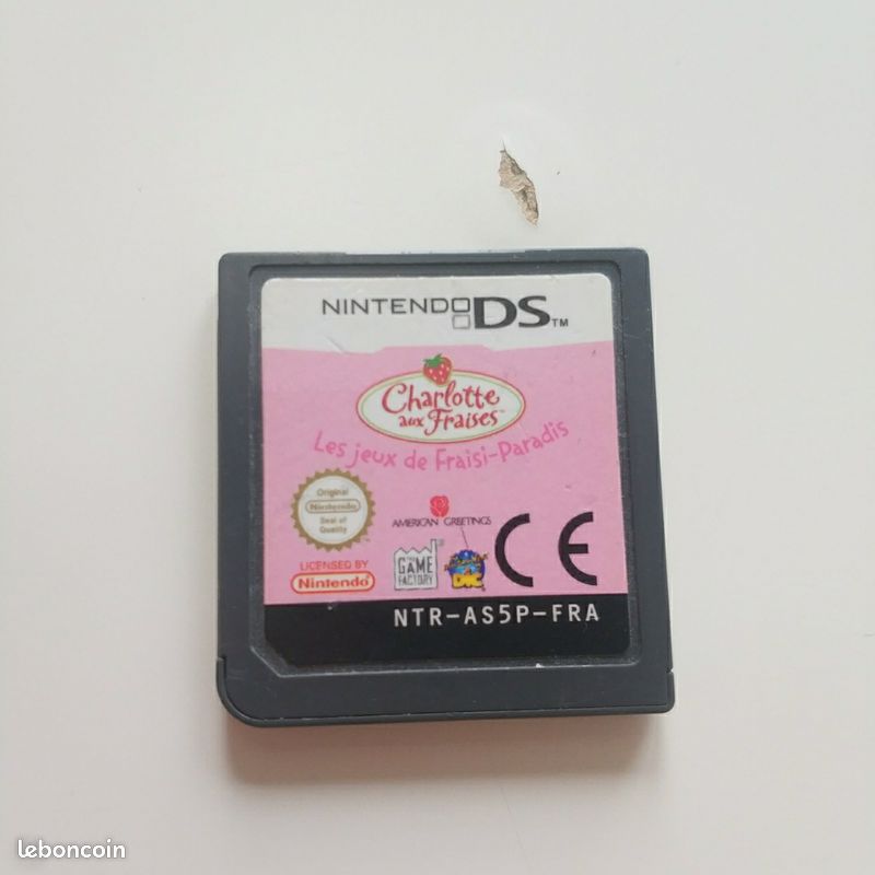 Jeu Nintendo DS Charlotte aux Fraises Les jeux de Fraisi Paradis fonctionnel loose (image 1)