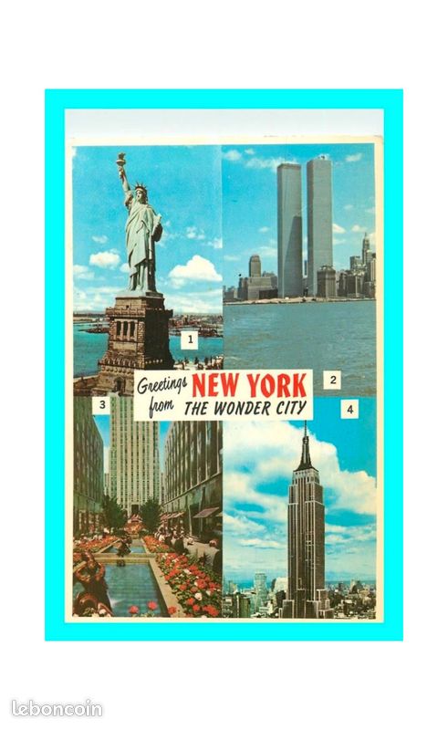 Carte postale new york d'occasion - Collection