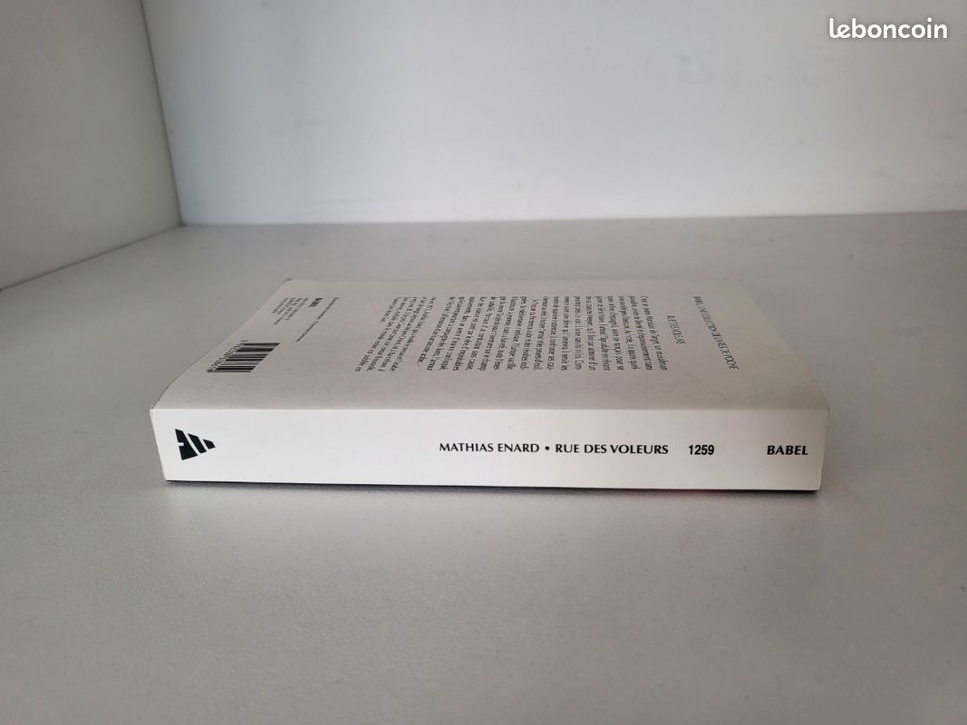 Livre "Rue des Voleurs" de Mathias Enard (image 2)