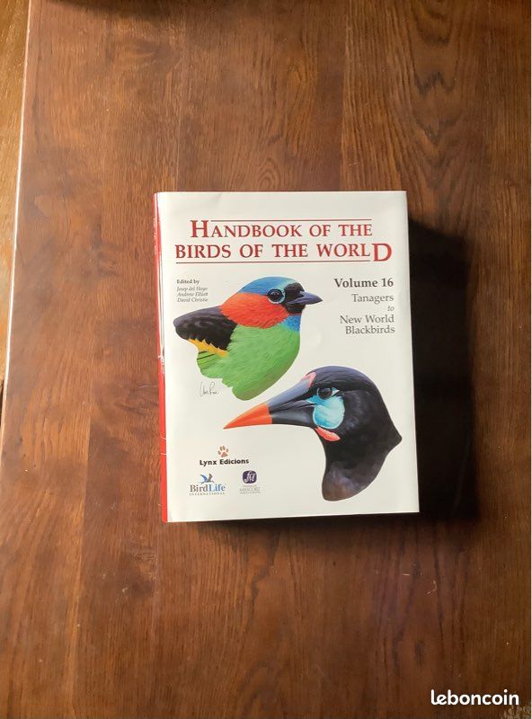 “Handbook of the Birds of the World” HBW- 16 Volumes (image 1)
