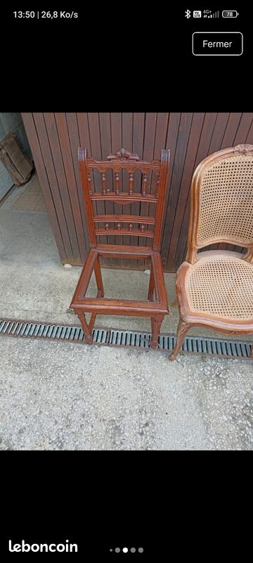 Lot de 7 chaises à restaurer (image 4)