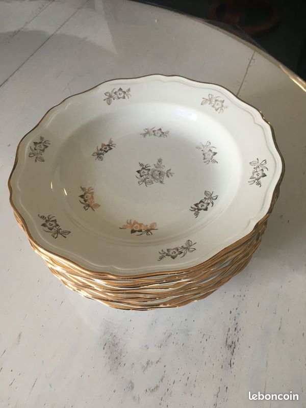 Assiettes AMANDINE des années50 (image 7)