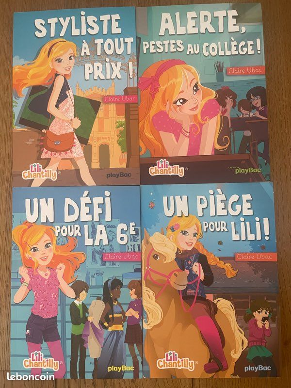 Livres Lili Chantilly, tomes 1,2,3,4 (image 1)