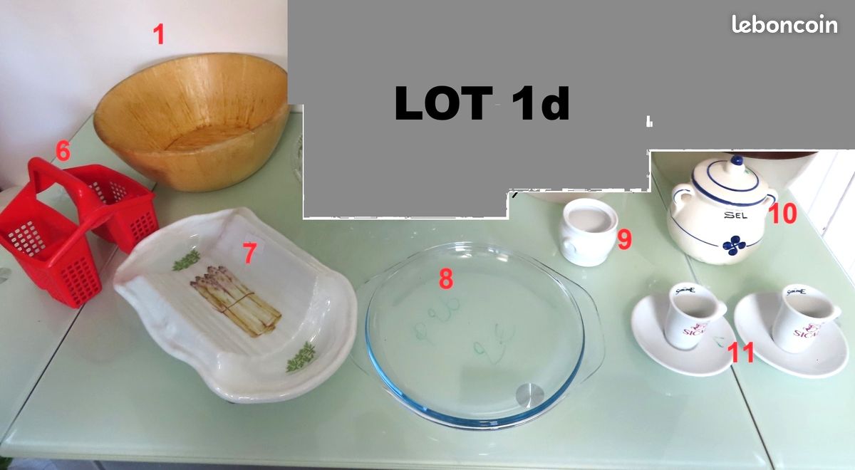 Vaisselle diverse (lot 1) (image 7)