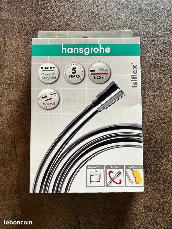 Hansgrohe AXOR tuyau de douche 1,60 m, 28626820, Farbe: Brushed Nickel | Leroy Merlin