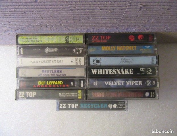 25 Cassettes audio Rock-Hard Rock-Metal N°1 (ou à l'unité) (image 4)