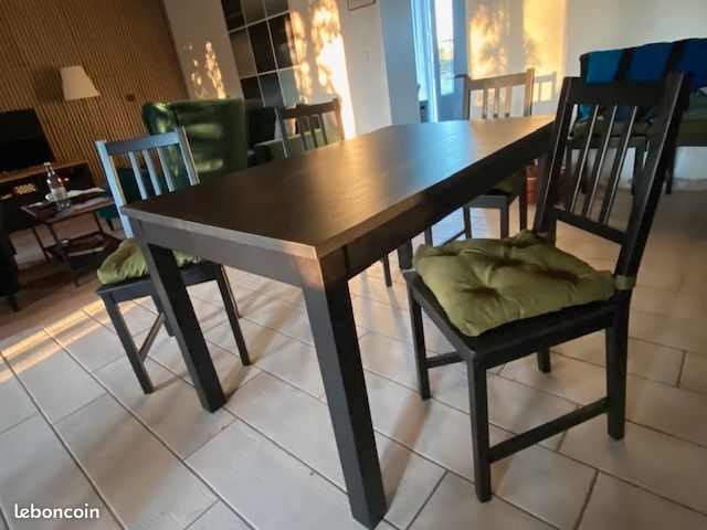 A vendre table et 6 chaises ikea etat neuf (image 1)