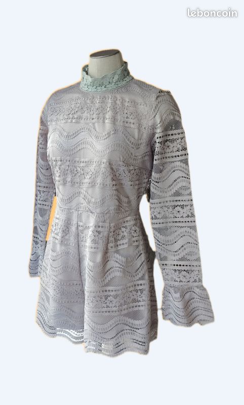 Missguided Lace Jumpsuit Size 12 UK FR40 (image 1)