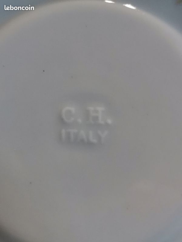 8 soucoupes à café blanche de diamètre 14cm (image 5)