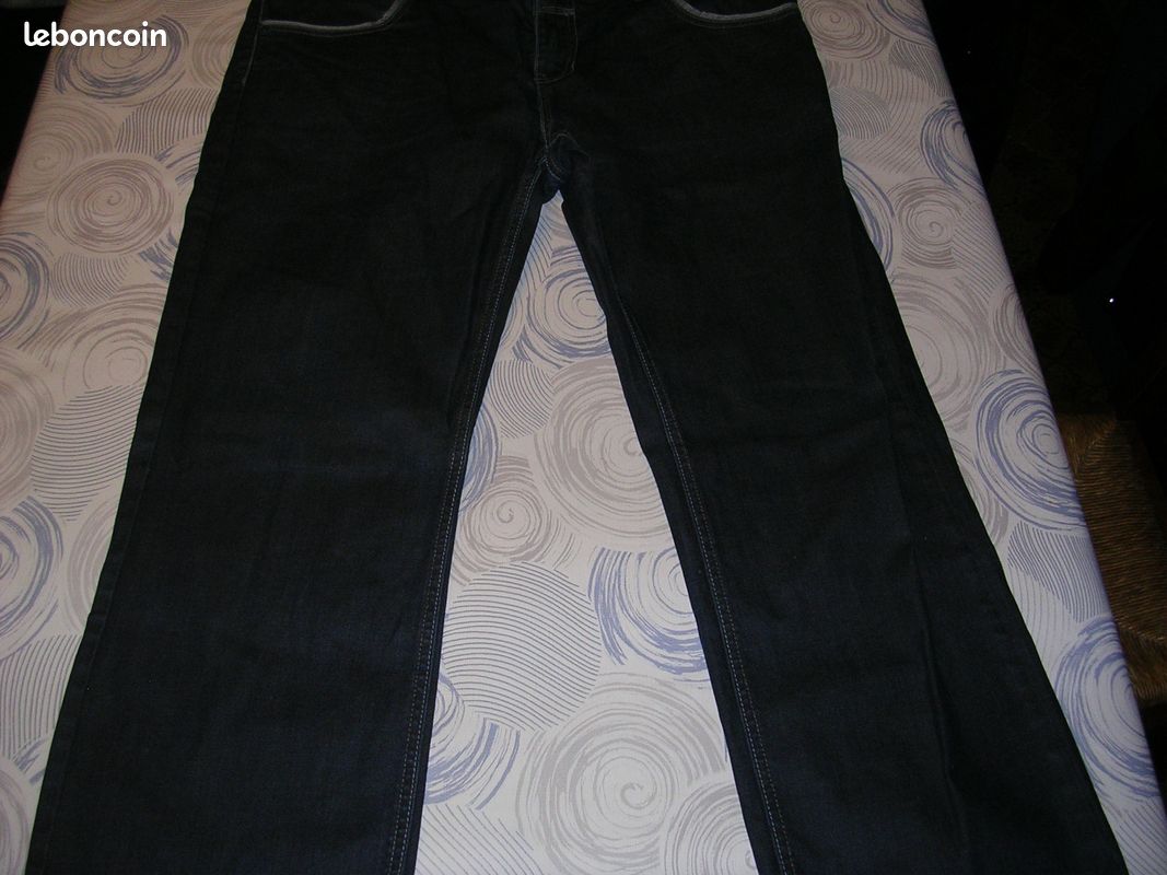 Pantalon homme bleu (image 1)