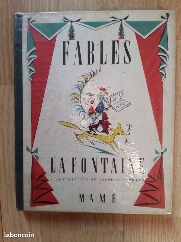 Livre Ancien les Fables de la Fontaine (image 1)