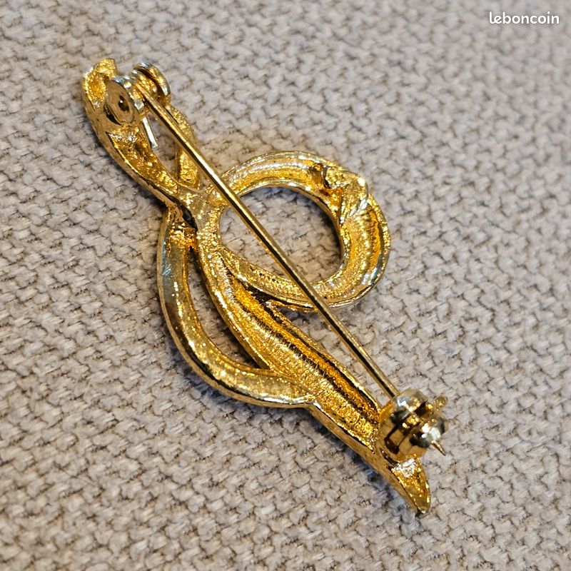 Broche fantaisie vintage (image 3)