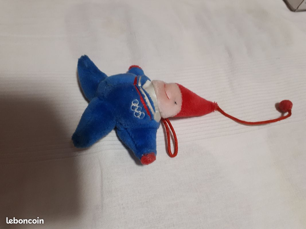 Peluche Mascotte Des Jeux Olympiques D'Hiver D'Albertville 1992 - Collector 30 Ans