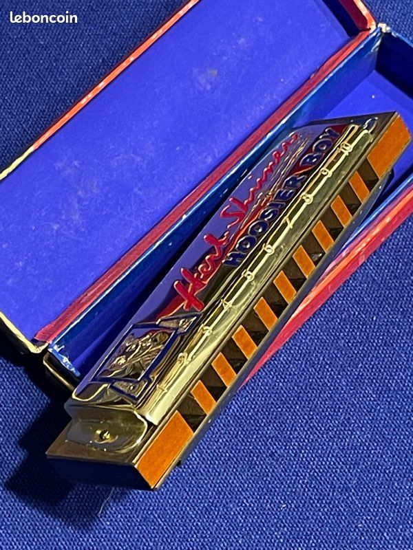 Magnifique et rare harmonica diatonique Hohner Herb Schriner - collector (image 2)