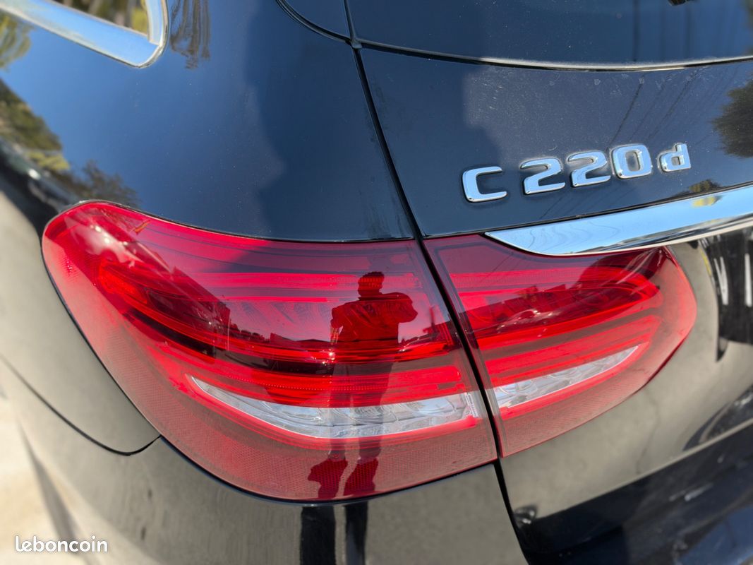 Mercedes CLASSE C BREAK 220 d Sportline 9G-Tronic {TOIT OUVRANT - SIEGE ELECTRIQUE - SON BURMESTER} (image 13)