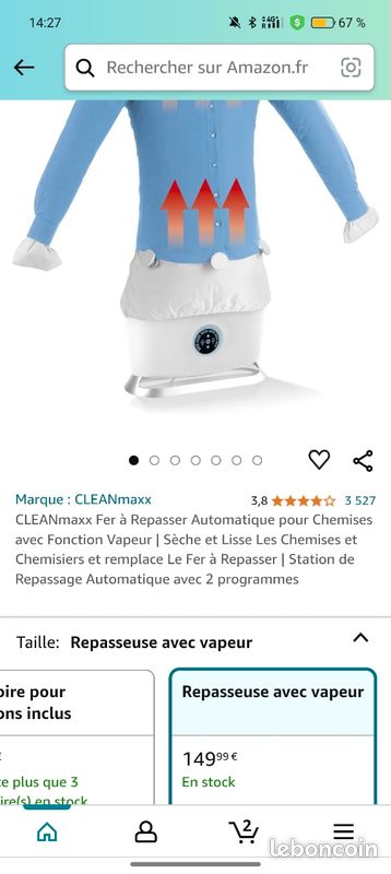 Machine à repasser automatique Électroménager - Main Image