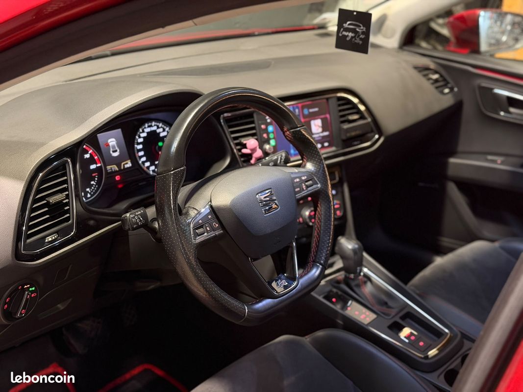 SEAT LEON 1.4 ECoTsi 150 Start/Stop ACT DSG7 FR - Toit Ouvrant Panoramique - Seat Sound - CarPlay / Android Au (image 7)