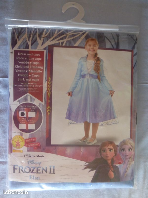 Costume / déguisement Elsa La Reine des Neiges 2 – Disney & Rubies – 3-4 ans (image 2)