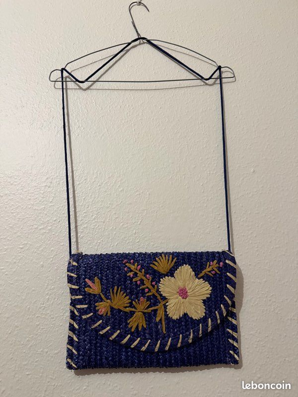 Sac brodés fleurs rétro (image 2)