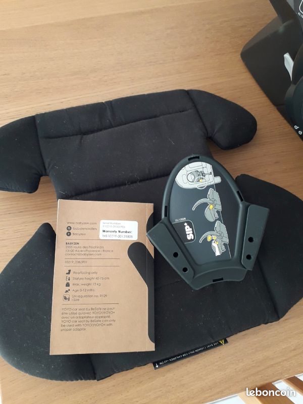 YOYO car seat by BeSafe I-Size noir avec base I-Size (image 6)