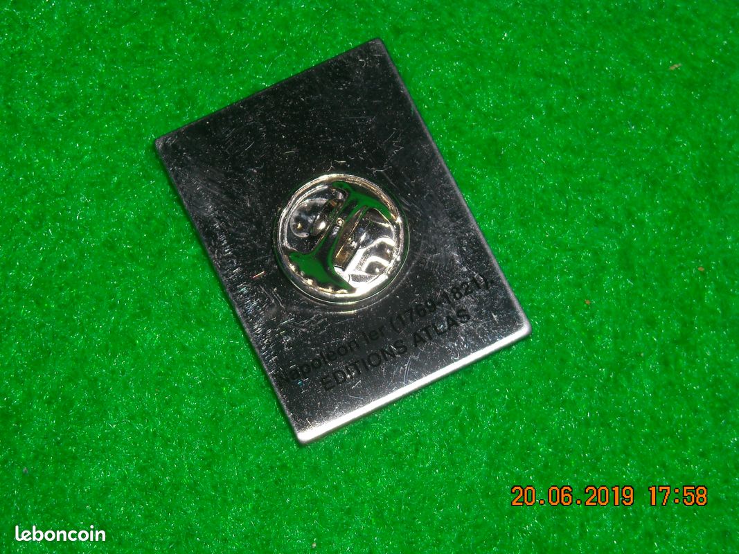 Pin's collection Napoléon et ses Maréchaux édition Atlas: Napoléon Bonaparte Annonce S64 (image 2)