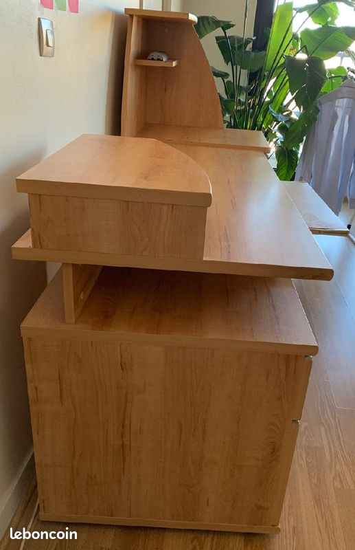 Bureau en bois massif (image 3)