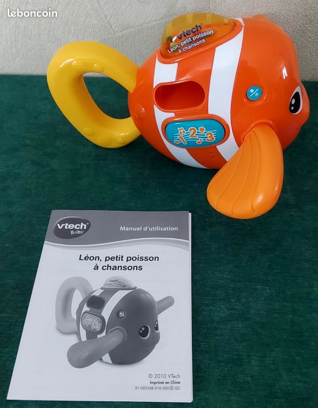 Léon petit poisson à chansons - Vtech - Jeux & Jouets