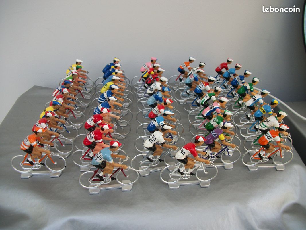 FIGURINE CYCLISTE - Format Cofalu - 1955 TOUR DE FRANCE COMPLET (13