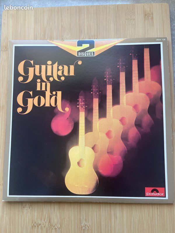 2 Disque 33 tours Guitar in Gold (image 1)