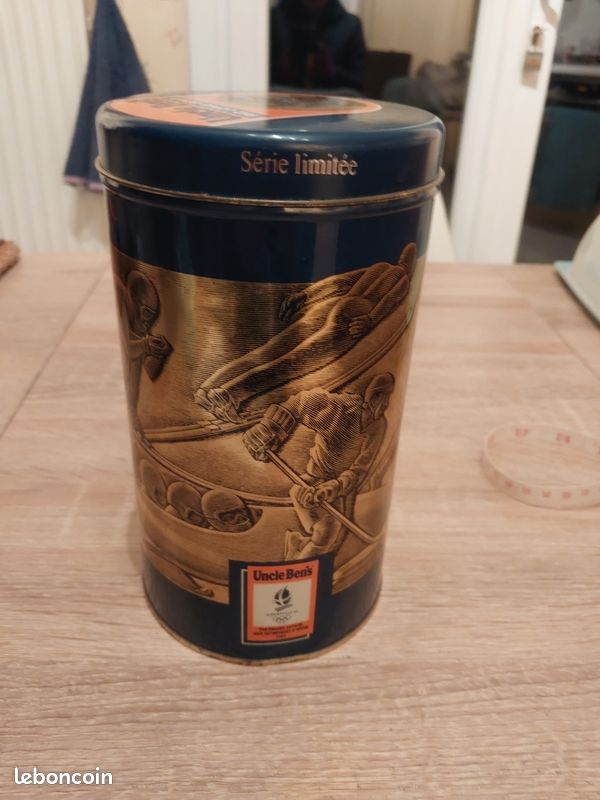 Boîte Métal Vintage Uncle Ben's - Série Limitée Albertville 92 - Jeux