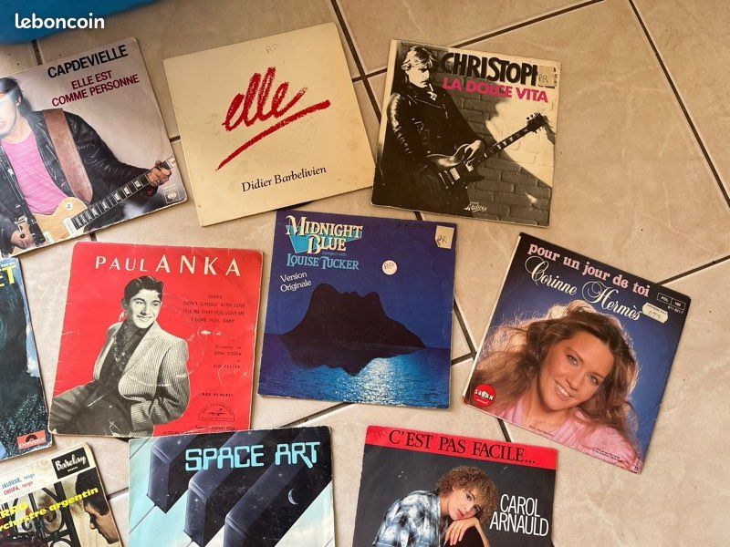 Lot de 17 disques vinyles 45 tours (image 5)