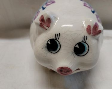 Tirelire Cochon Ancienne En Fonte, Déco De Cuisine Ou Boucherie, Objet Vintage